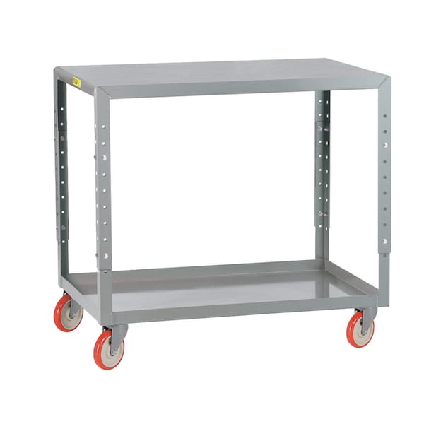 24" x 36" Shelf Size, 1200 lbs. Capacity, 4 Swivel Casters, Adjustable Height